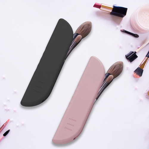 2 Soportes Portátiles Para Brochas De Maquillaje, Estuche