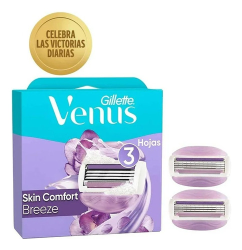 Cartucho De Rastrillo Gillette Venus Breeze Para Mujer Con B
