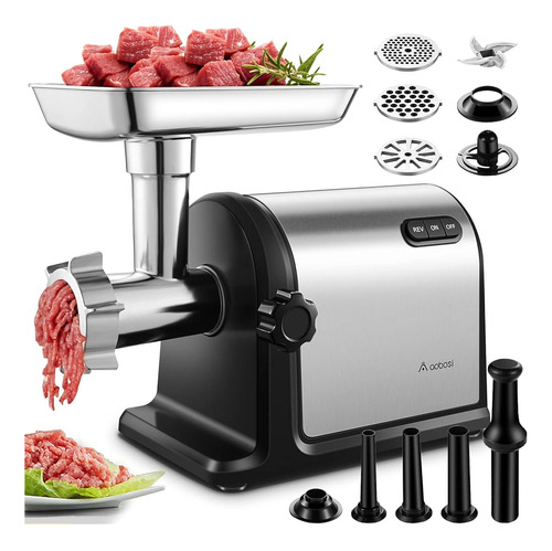 Aaobosi Electric Meat Grinder 3000w Max Heavy Duty Stainless