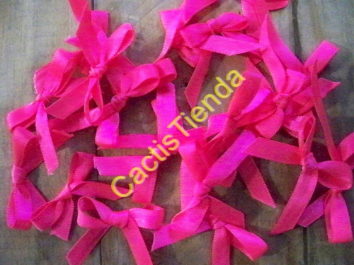 Imagen 6 de 9 de 100lazos De Cinta Unicolor Para Decorar Ropa Intima Y Otros.