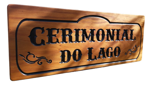 Placa De Madeira Personalizado