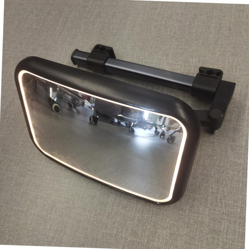 Espejo Retrovisor Para Coche De Bebé Con Luz Led, Espejo