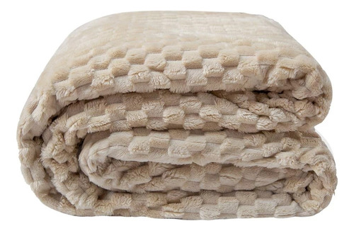 Cobertor Elefantito Ligero King Size Salerno Color Beige