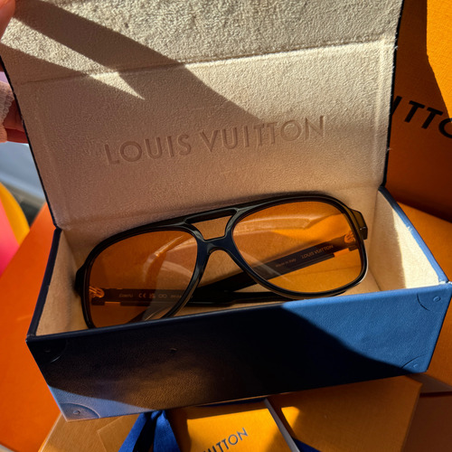 Lentes Lv Hit Louis Vuitton Hit Amarillo Negro Negro