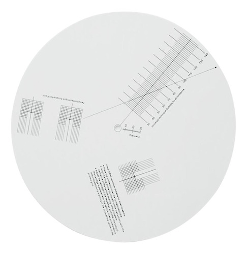 Pastilla De Acrílico Placa De Calibración Disco De