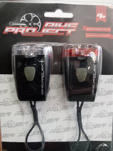 Luces Recargables Delantera Y Trasera Bike Project Led