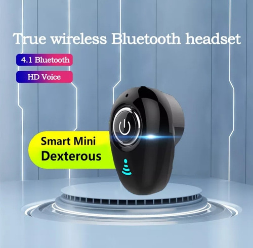 Imagen 1 de 8 de Mini Audífono Bluetooth / 1 Unidad / Milenoil
