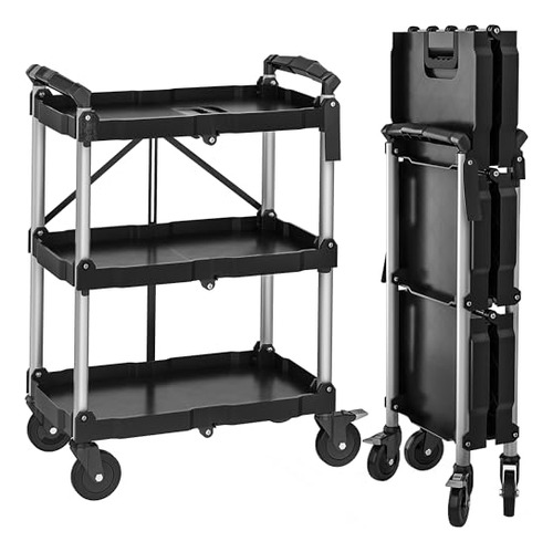Carrito De Servicio Plegable De 350 Libras, Carrito Plegable