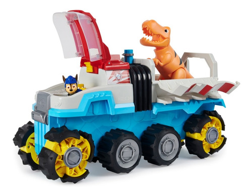 Paw Patrol Vehículo Dino Patroller Figura + Dinosaurio