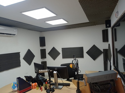Panel Espumas Acústicas X12und 50x50x5cm Grabación Acústica