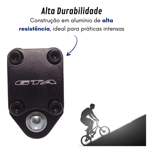 Mesa Suporte Guidão Bike 22.2 Bicicleta Bmx Cross Alumínio