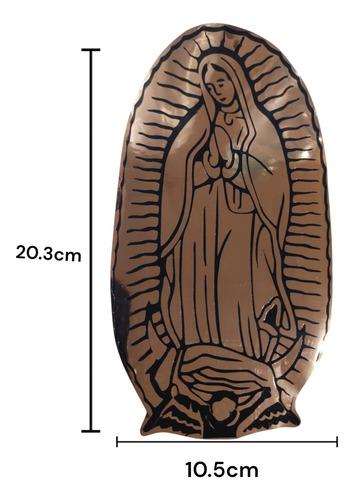 Stickers Calcomania De Vunil, Virgen De Guadalupe.