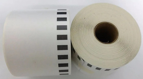 Imagen 5 de 8 de 4 Rollos Etiquetas Adhesivas Dk-2210 Brother Ql-700 Ql-800