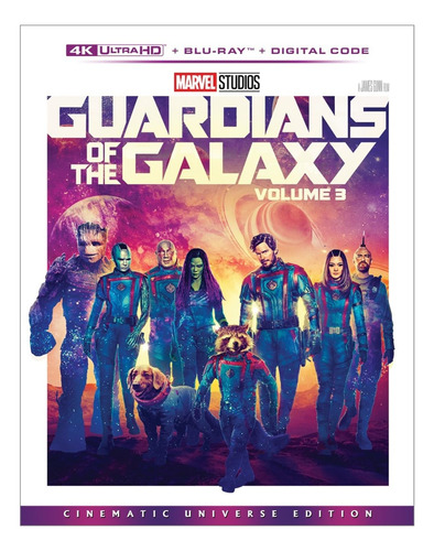 4k Ultra Hd + Blu-ray Guardianes De La Galaxia Vol 3