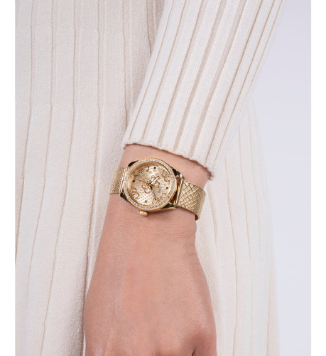 Reloj Guess Boa Mujer Dama Dorado