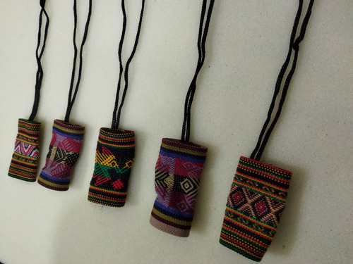 Quena De Bambu + Funda Protectora De Tela + Tali Ó Colgador (Usado)