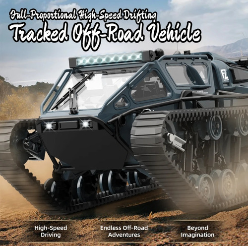 Tanque Oruga Rc Ripsaw-ev3-4 Todo Terreno Escala Luz Led