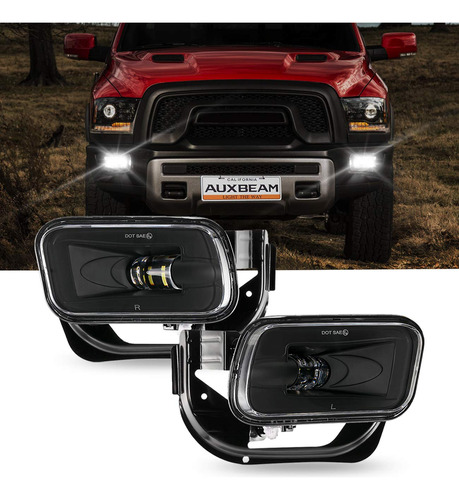 Auxbeam Luz Antiniebla Led Para Ram Lampara Repuesto Dodge