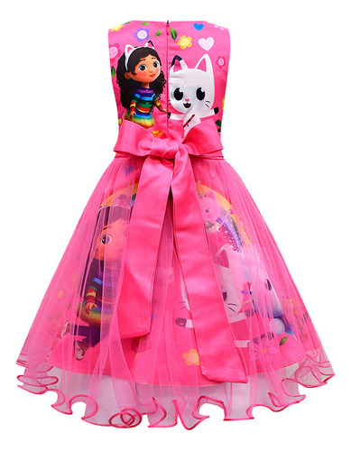 Vestido Dibujos Animados Para Niñas La Casa Muñecas De Gabby