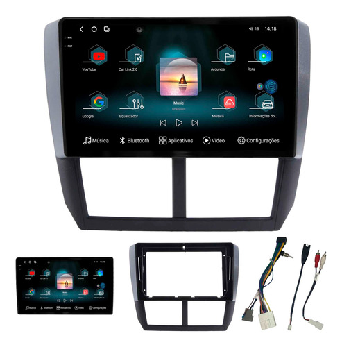 Multimidia Aikon Fóton G3 Impreza 09 A 13 8+256gb Octa 2k 9p