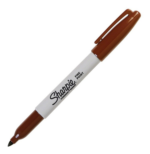 Sharpie Marcador Permanente Fino Marrón - Mosca