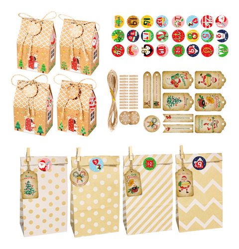 Bolsa De Caramelos Advent Candy Sacks Countdown Box