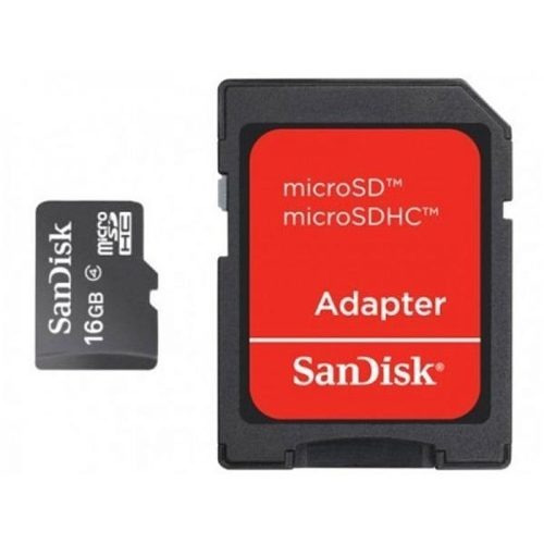Cartão De Memória Micro Sd Sandisk 16gb + Leitor 15 Em 1