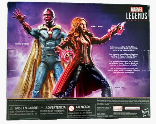 Marvel Legends Scarlet Whitch (wanda) And Vision