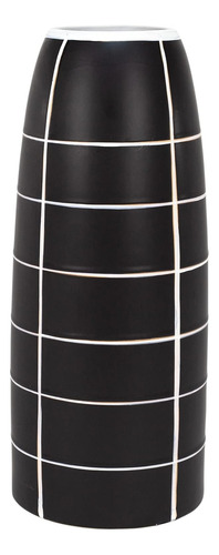 Tic Collection - Juego De Tres Jarrones En Blanco Y Negro