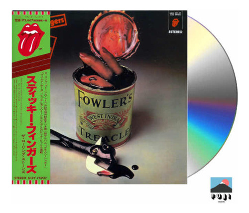 Rolling Stones Sticky Fingers Mini Lp Japón Shm-cd Con Ob 