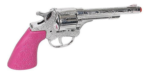 Set Revolver Funda Placa Esposas Cowgirl Gonher Juguete Rosa
