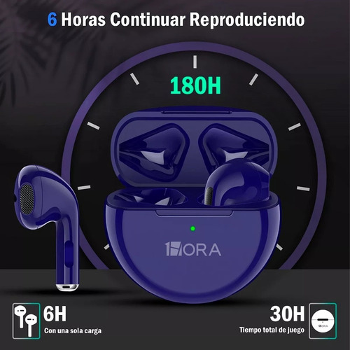 Audífonos 1hora Aut119 Estilo Coquette Varios Colores