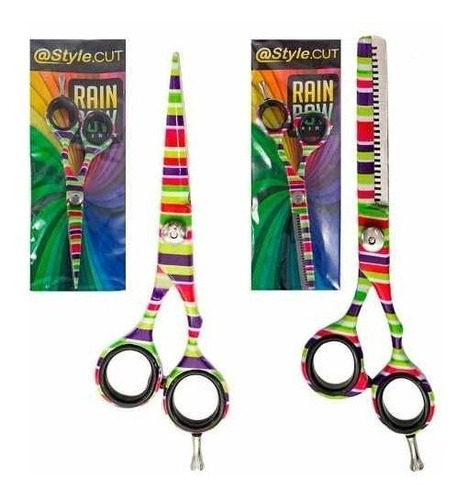 Set Tijeras Corte Y Pulir 5,5 @style.cut Rainbow Spirit