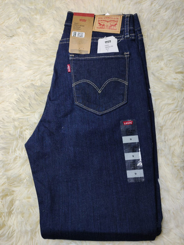 Pantalón Levi's 720 High-rise Súper Skinny Oscuro 9