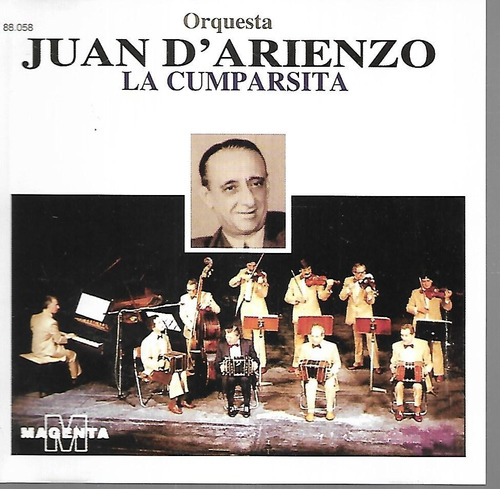 Juan Darienzo Album La Cumparsita Sello Magenta Cd