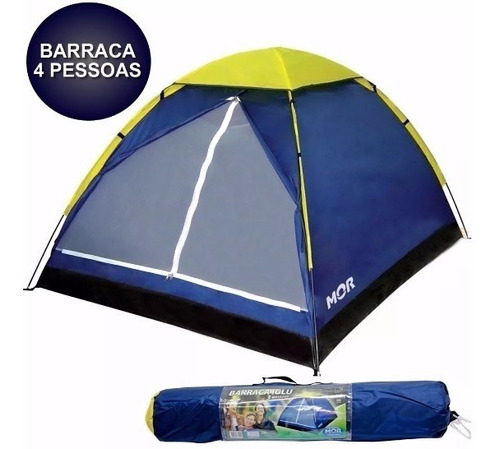 Barraca Camping Tenda Iglu 4 Pessoas Mor Acampamento Praia