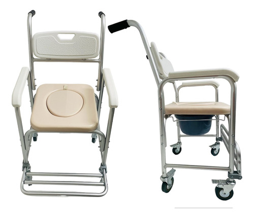 Cadeira De Banho Alumínio Até 100kg Modelo S40 Supermedy