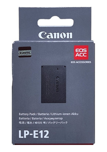 Bateria Canon Lp-e12 - Original Para Sl1 Eos M M50 M100 M200