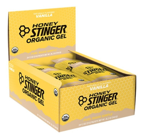 Honey Stinger Organic Energy Gel 24u Vanilla