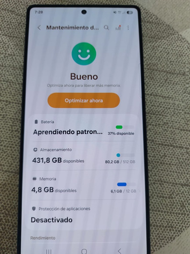 Samsung Galaxy S25 Ultra 512gb Titanium Jet Black Negro (Usado)