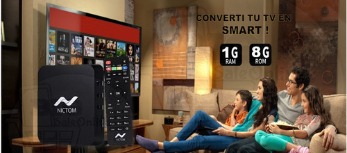 Smart Tv Box 4k De 1gbram Y 8gbrom Quadcore Android 7.1.2