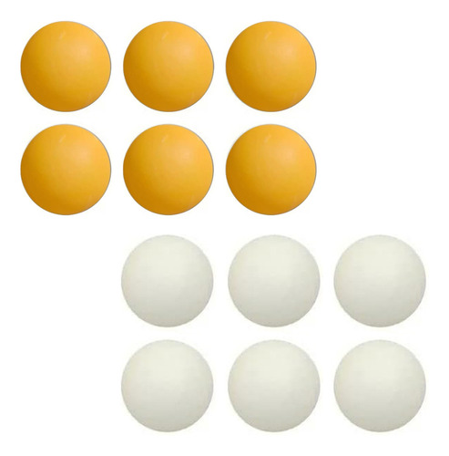 Kit 20 Bolinhas Brancas + 20 Bolinhas Laranja Ping Pong