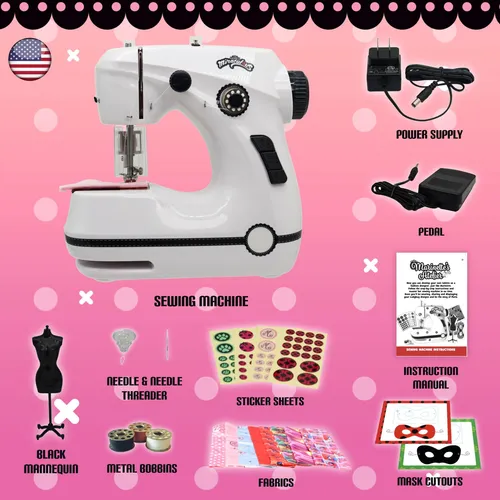 Miraculous Ladybug - Mini Máquina De Coser De Marinette Pa.