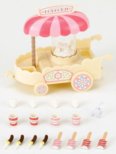 Conjunto Sylvanian Families Carrinho De Pipoca - Epoch 4610