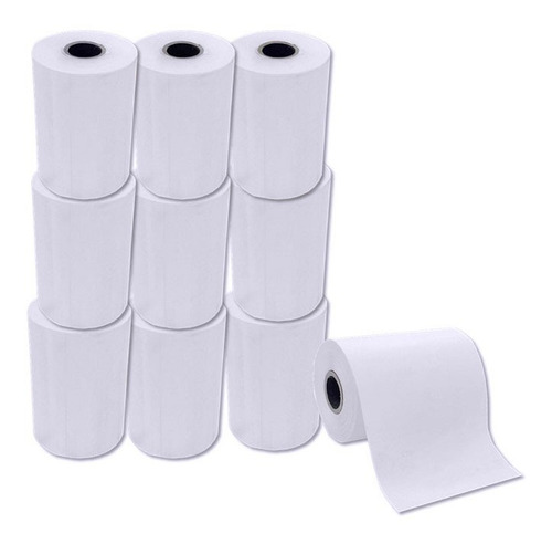 Imagen 3 de 5 de 10 Rollos Papel Térmico 57x40 Impresora 58mm C/iva
