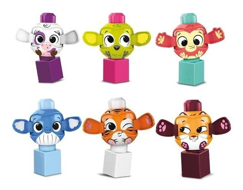 Mega Bloks Animalitos Peek-a-blocks Mod.a Elegir