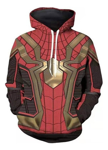 Spider-man: Sudadera Con Gorra No Way Home Chamarra Nueva