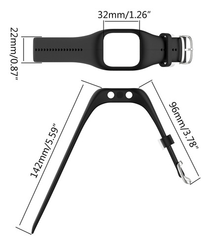 (db) Correa De Silicona For Polar A300, Pulsera De Repuesto
