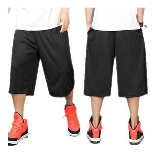 Pantalones Deportivos Holgados De Talla Grande Para Hombre,