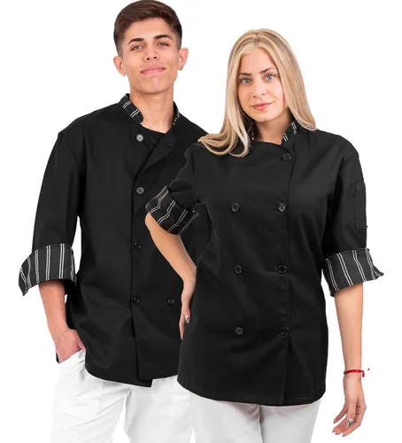 Chaqueta Chef Cocinero Hombre/mujer Cruzada Diseño-presente!